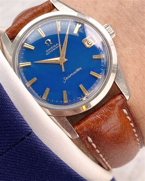 omega seamaster midsize blue|Omega Seamaster blue dial vintage.